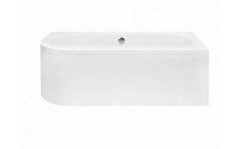 Ванна акрилова Besco Avita / Авіта 180x80 см, R - права, асиметрична, Правостороння, заокруглений кут (WAV-180-NP)