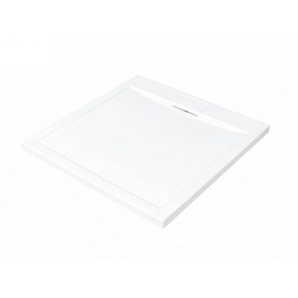 Душовий піддон акриловий, квадратний Besco Axim Ultraslim 80x80 см (BAX-80-KW)