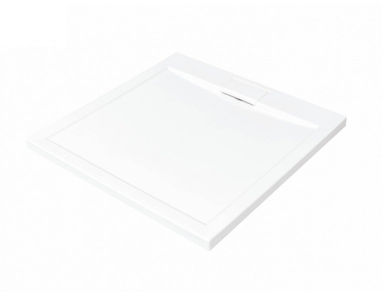 Душовий піддон акриловий, квадратний Besco Axim Ultraslim 80x80 см (BAX-80-KW)