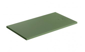 Душовий піддон, камяний Omnires Aquarock M+ 80x160 см, антиковзкий, прямокутний, Оливковий-зелений матовий Душовий піддон, камяний Omnires Aquarock M+ 80x160 см, антиковзкий, прямокутний, Оливковий-зелений матовий
