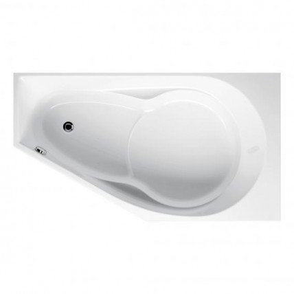 Акрилова ванна Riho Yukon Plug & Play 160x90 L, асиметрична + ніжки (BD75005)