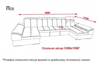 Кутовий диван розкладний ВІКОМеблі Denver P3 / Денвер П3, гірчичний (Viko113-DenverP3)