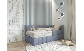 Дитяче ліжко WoodSoft Sydney 120x200, ясень (Sydney120200JAS)