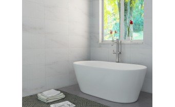 Окремостояча акрилова ванна Volle 160x75 з сифоном click / clack (12-22-612)