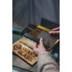 Душова шторка для ванни, нерухома Wave Glass Margo 90x150 см, односекційна, прозоре скло, профіль хромований