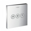 Запірний вентиль Hansgrohe Ecostat Select iControl UP для трьох користувачів прихований монтаж (зовнішня частина)