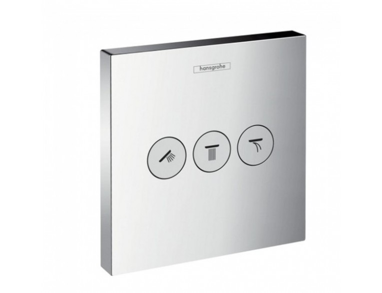 Запірний вентиль Hansgrohe Ecostat Select iControl UP для трьох користувачів прихований монтаж (зовнішня частина)