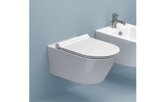 Підвісний унітаз, безобідковий Catalano Zero 55 NewFlush Sospeso, настінний (1VS55NR00)