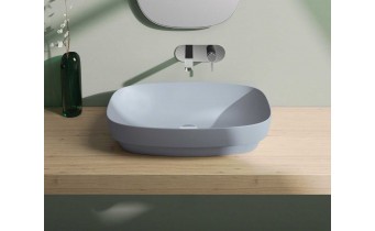 Умивальник на стільницю Catalano Colori Green Lux 65 синій (165AGRLXAS)