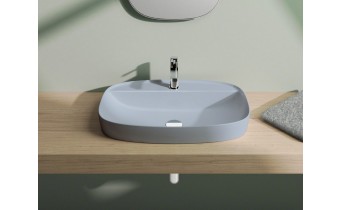Умивальник на стільницю Catalano Colori Green Lux 65 синій (165GRLXAS)