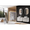 Овальне дзеркало з LED підсвіткою у ванну Elita Sharon Oval 52/92 White, 52x92x2,4 см (168461)