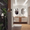 Овальне дзеркало з LED підсвіткою у ванну Elita Sharon Oval 52/92 White, 52x92x2,4 см (168461)