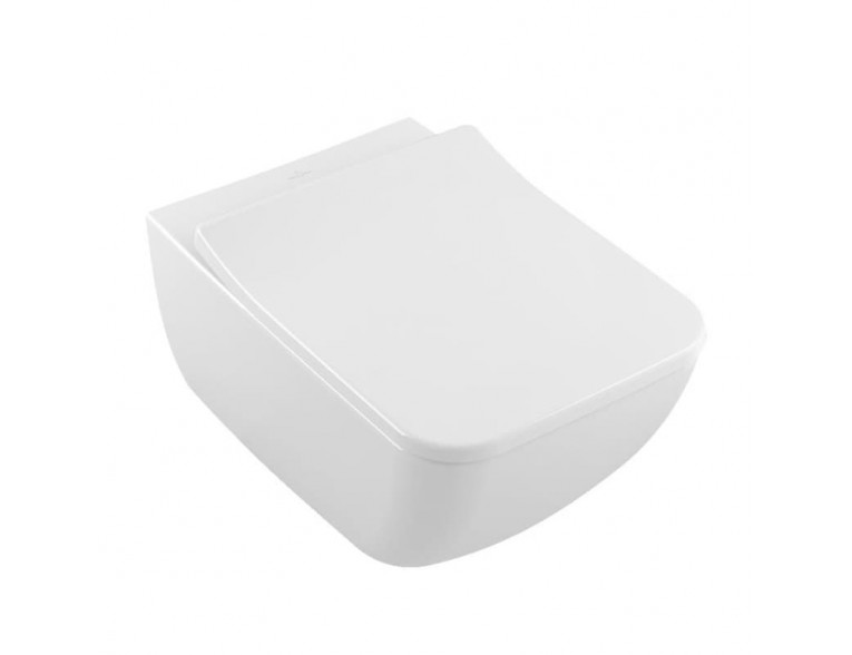 Підвісний унітаз безобідковий Villeroy&Boch Venticello, CeramicPlus (4611R0R1)