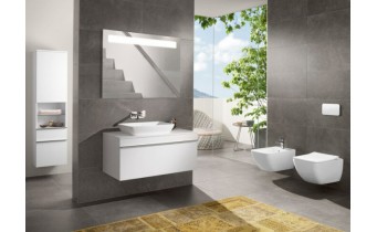 Підвісний унітаз безобідковий Villeroy&Boch Venticello, CeramicPlus (4611R0R1)