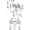 Змішувач для душу Hansgrohe Logis хром (71600000)