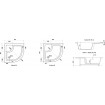 Душовий піддон глибокий Ravak Sabina 80x80x27 см LA (A214001020) Душовий піддон глибокий Ravak Sabina 80x80x27 см LA (A214001020)