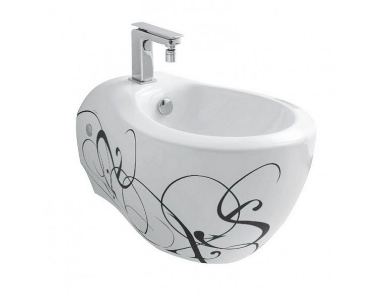 Підвісне біде ArtСeram Blend, black lettering (BLB0010103)