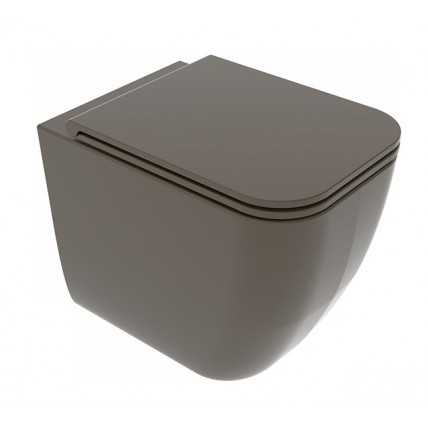 Унітаз підлоговий GSG BRIO 52,5 см Smart Clean matt Coffe (BRWC01018)