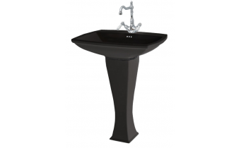 Підвісний умивальник ArtCeram Blues, glossy black (BUL0010300) Підвісний умивальник ArtCeram Blues, glossy black (BUL0010300)
