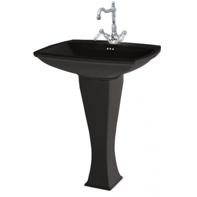 Підвісний умивальник ArtCeram Blues, glossy black (BUL0010300)