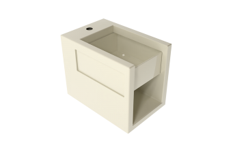 Підлогове біде GSG BOX 53 см glossy Pergamon (BXBI01013)