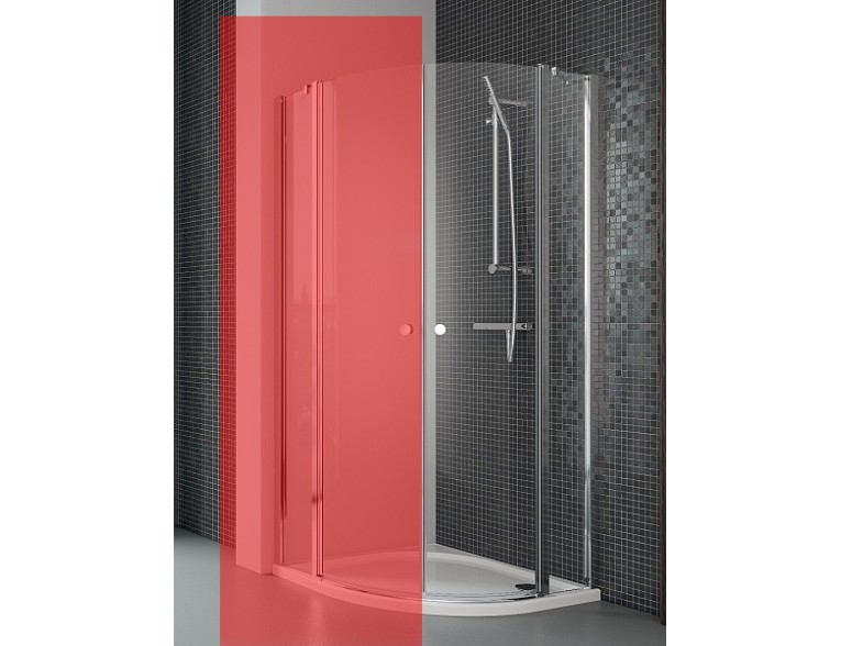 Права частина душової кабіни Radaway Eos II PDD 90, прозоре (3799471-01R)