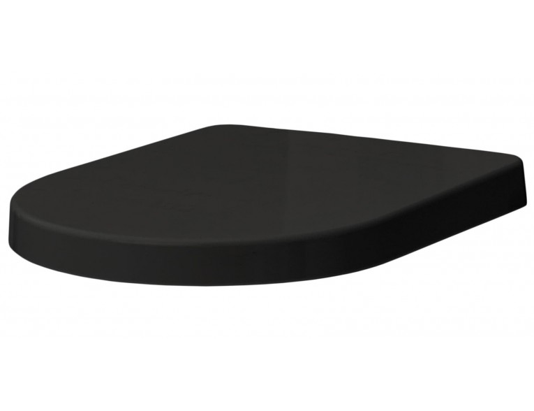 Сидіння soft-close з кришкою для унітазу ArtCeram File 2.0, glossy black (FLA00203)