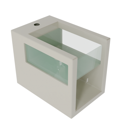 Підлогове біде GSG GLASS 53 см glossy Pergamon (GLBI010130)