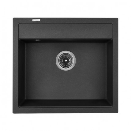 Кухонна мийка Granado Lerida 560x510 мм, black shine (0401) Кухонна мийка Granado Lerida 560x510 мм, black shine (0401)