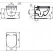 Підвісний унітаз Ideal Standard Teci 365x535x350 мм Rimless (T350301) Підвісний унітаз Ideal Standard Teci 365x535x350 мм Rimless (T350301)