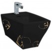 Підвісне біде ArtCeram Jazz, gold lettering black (JZB0010306)