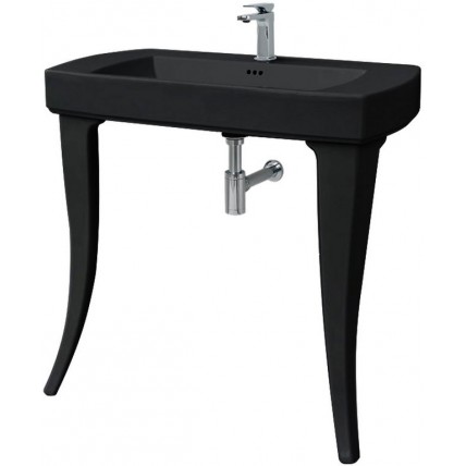 Підвісний умивальник ArtCeram Jazz, glossy black (JZL0010300)