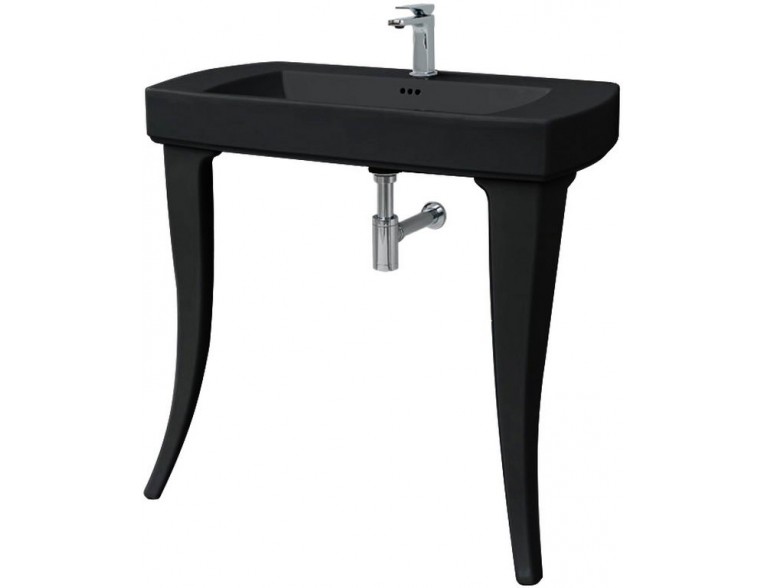 Підвісний умивальник ArtCeram Jazz, glossy black (JZL0010300)