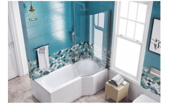 Шторка для ванни EXCELLENT Be Spot 750x1400, права (KAEX.2309.750.PR)