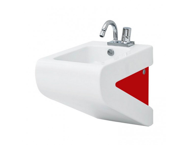 Підвісне біде ArtCeram La Fontana, red white (LFB0010151)