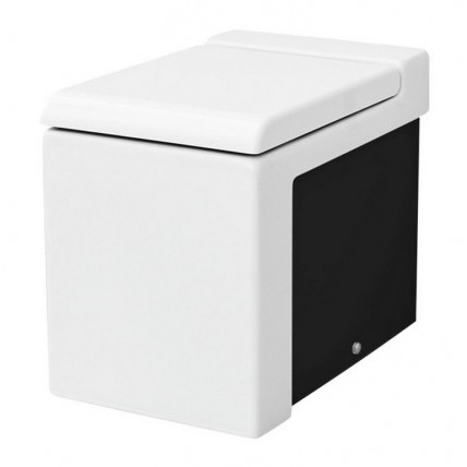 Підлоговий унітаз ArtCeram La Fontana, black white (LFV0050150)