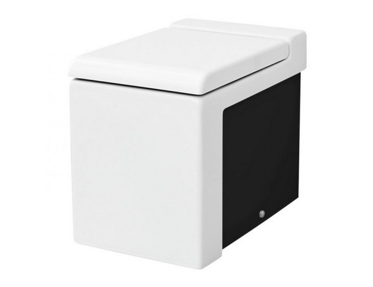 Підлоговий унітаз ArtCeram La Fontana, black white (LFV0050150)