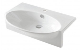 Умивальник на стільницю ArtCeram Look, white (LKL0010100) Умивальник на стільницю ArtCeram Look, white (LKL0010100)