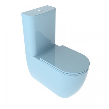 Унітаз моноблок GSG LIKE 69 см Smart Clean glossy Sky (LKMBL022)