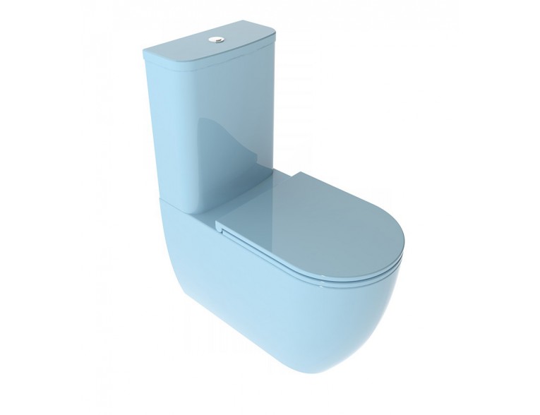 Унітаз моноблок GSG LIKE 69 см Smart Clean glossy Sky (LKMBL022)