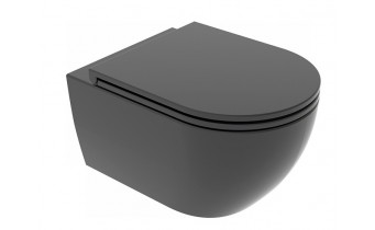 Підвісний унітаз GSG LIKE 52,5 см Smart Clean matt Black (LKWCSO003) Підвісний унітаз GSG LIKE 52,5 см Smart Clean matt Black (LKWCSO003)