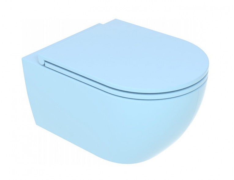 Підвісний унітаз GSG LIKE 52,5 см Smart Clean matt Sky (LKWCSO023)