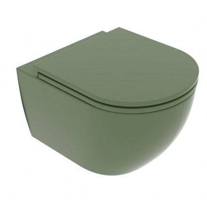 Підвісний унітаз GSG LIKE XXS 48,5 см Smart Clean Olive (LKWCSOXXS026)