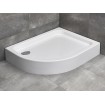 Душовий піддон асеметричний Radaway Laros E Compact 100x80x17 см, Правий, білий (SLE81017-01R)
