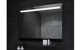 Прямокутне дзеркало з LED підсвіткою у ванну Norway 1200, підвісне 120x70x4 см