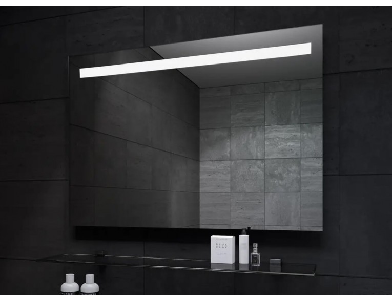 Прямокутне дзеркало з LED підсвіткою у ванну Norway 1200, підвісне 120x70x4 см