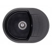Кухонна мийка Granado Malaga 610x465 мм, black shine (0201)