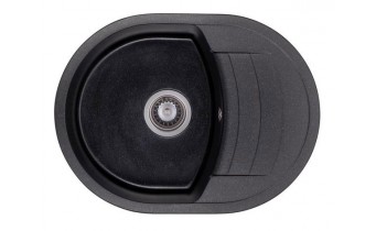 Кухонна мийка Granado Malaga 610x465 мм, black shine (0201)