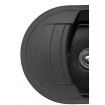 Кухонна мийка Granado Malaga 610x465 мм, black shine (0201)