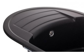 Кухонна мийка Granado Malaga 610x465 мм, black shine (0201)
